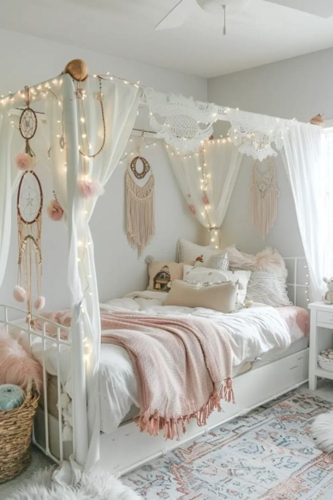 desain kamar anank perempuan elegan